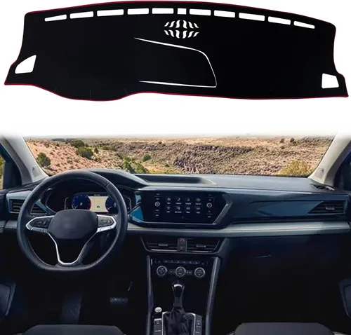 Miniatura 7 de Cubierta de tapete para salpicadero, consola central interior personalizada compatible con Volkswagen Taos SUV S SE SEL 2022 2023, accesorios