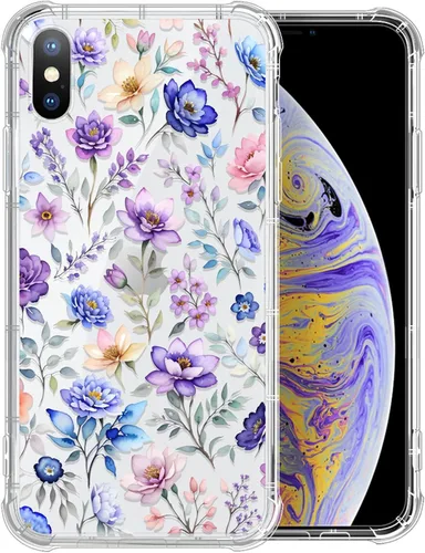 Miniatura 18 de Funda compatible con iPhone XR, TPU suave, transparente, a prueba de golpes, funda protectora transparente para iPhone XR, cactus