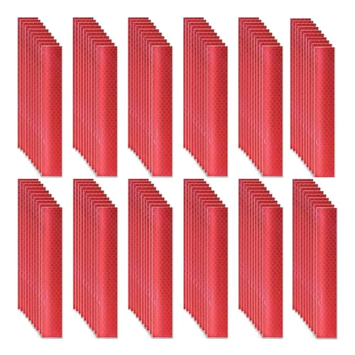 Miniatura 143 de Cinta reflectante blanca de 4 pulgadas, adhesivo de seguridad de advertencia impermeable para exteriores (10 pies)