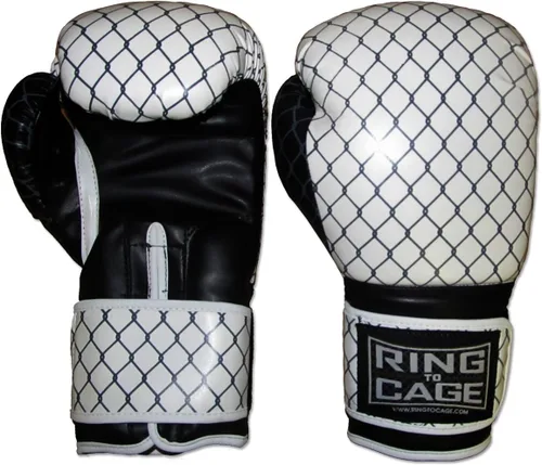 Guantes de boxeo impresos en jaula, para MMA, boxeo, Muay Thai, Kickboxing