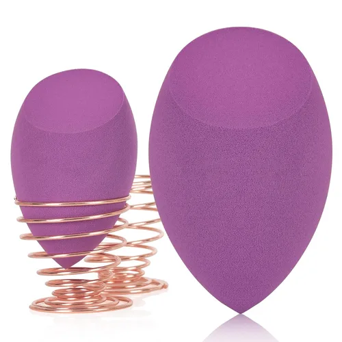Miniatura 6 de OtNiap Esponjas de belleza de maquillaje extra grandes XL - El producto contiene: 1 pequeño (3.1 in) 1 extra grande (4.3 in) y 2 soportes de esponja