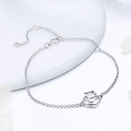 Miniatura 6 de WOSTU Pulseras ajustables de plata de ley 925 para mujer, aniversario, cumpleaños, Navidad, joyería para mujer