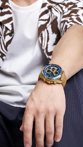 Miniatura 2 de NAVIFORCE Relojes digitales militares para hombre, analógico, cuarzo, impermeable, reloj deportivo multifuncional de cuero