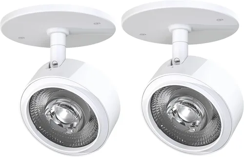 Foco LED moderno, accesorio de iluminación monopoint de acento para interiores, 10 W, 3000 K, para estantería, galería de arte, dormitorio, sala de