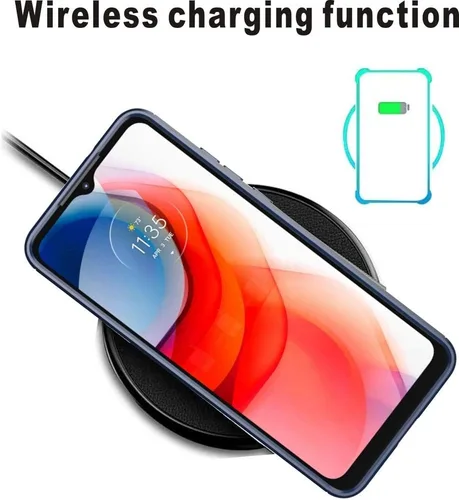 Miniatura 6 de Funda para Moto G Play 2021, funda para teléfono Motorola G Play 2021, resistente a los arañazos de fibra de carbono, absorción de golpes, suave