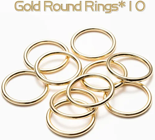 Miniatura 4 de PANTIDE Juego de 35 anillos redondos de aleación de oro con diamantes acrílicos para erizo azul, esmeraldas del caos, suministros de recuerdo