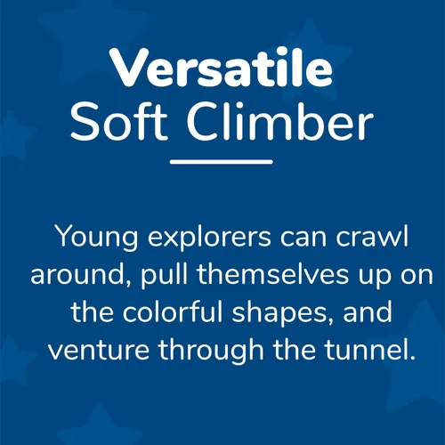 Miniatura 2 de Children's Factory Túnel de gateo para bebés, bloques de escalada de espuma para niños pequeños, gimnasio de selva suave para educación en casa