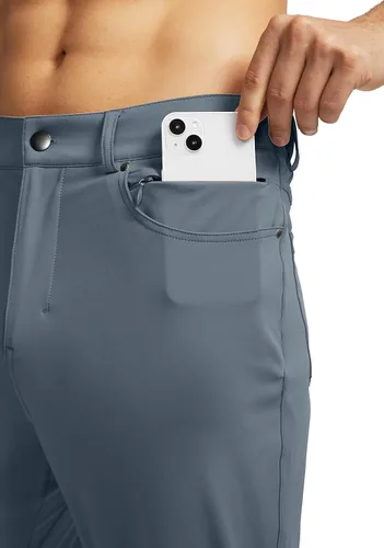 Miniatura 3 de G Gradual Men's Stretch Golf Pants with 6 Pockets Slim Fit Dress Pants for Men Travel Casual Work