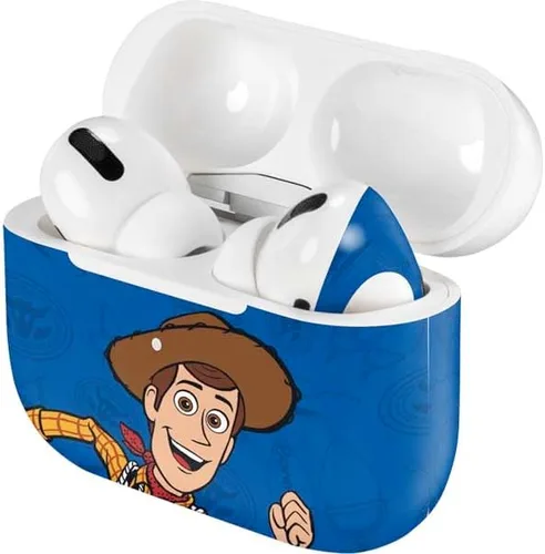 Miniatura 4 de Skinit Calcomanía de audio compatible con Apple AirPods Pro, diseño oficial de Disney Toy Story Sheriff Woody