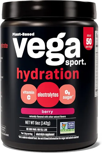 Miniatura 7 de Vega Sport Hydration - Bebida de electrolito en polvo, limonada - Bebida de recuperación después del entrenamiento para mujeres y hombres, vitamina