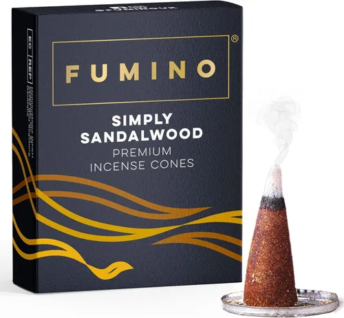 Miniatura 9 de Fumino® Conos de incienso fresco Autumn Breeze 20 por caja, fragancia Masala Agarbatti Joss para relajación y meditación, decoración del hogar