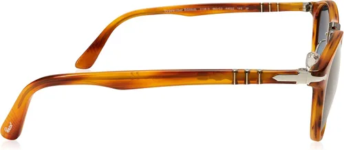 Miniatura 3 de Persol PO3108S - Gafas de sol redondas, Rayas AzulNaranja