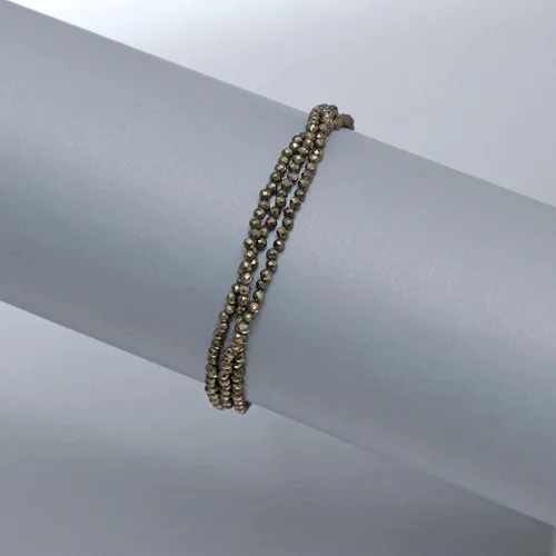 Miniatura 4 de Gempires Natural Multi Strand Beaded Bracelets Lightweight Handmade Gemstone Jewelry Hypoallergenic 8 Inch Gold Plated Stylish Everyday Wear Jewelry