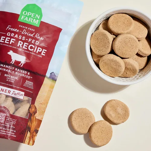 Miniatura 2 de Open Farm, alimento para perros liofilizado y crudo, empanadas con 95% de carne, órganos y huesos, comida completa o mezclador de alimento