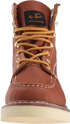 Miniatura 2 de Ad Tec Botas de trabajo para granjeros ligeras sin barro de 6 pulgadas para hombre, resistentes con puntera tipo mocasín, transpirables, con forro