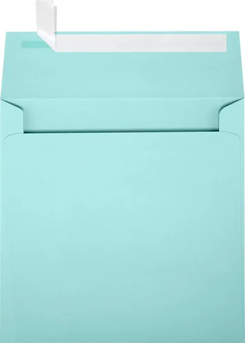 Miniatura 3 de LUXPaper Sobres de invitación cuadrados Despegar y prensar 7 x 7 pulgadas Azul marino Texto de 80 libras 50