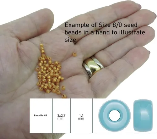 Miniatura 2 de Oro amarillo 0.78 oz Miyuki 8/0 Seed Bead Duracoat galvanizado 0.78 oz