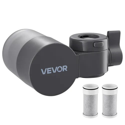 Miniatura 13 de VEVOR Filtro de agua de montaje en grifo, purificador de agua horizontal para grifo de fregadero, filtros de fibra de carbono, elimina el plomo