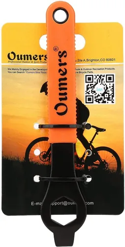 Miniatura 6 de Oumers Extractor de manivela de bicicleta y removedor de soporte inferior con llave de 0.630 in, herramienta de extracción de bicicletas, Naranja