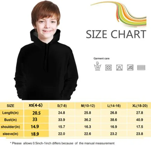 Miniatura 5 de Tynclng 3d Printed Boys Hoodie, Novelty Fashion Party Hoodies Universal For Boys And Girls