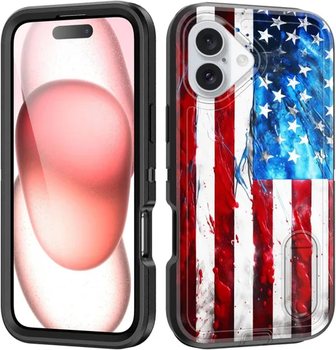Miniatura 170 de Funda para iPhone Air con soporte integrado, a prueba de golpes, polvo y caídas, 3 capas, grado militar, funda protectora para iPhone Air de 6.5