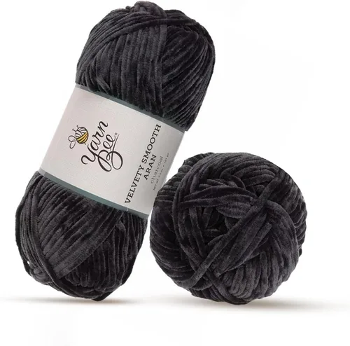 Miniatura 12 de Yarn Bee 4 - Ovillo mediano – madeja suave – 161 yardas, poliéster, suministros de manualidades para sombreros de ganchillo y más, berenjena