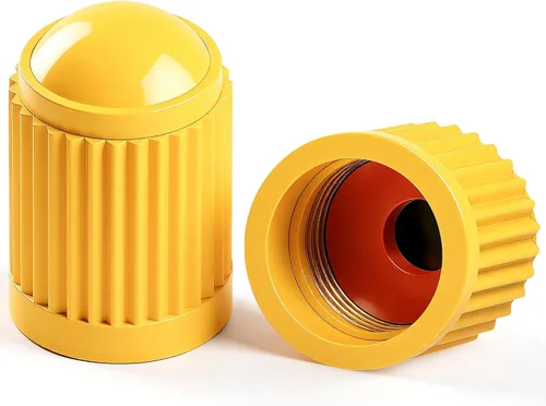 Miniatura 30 de 30 piezas de tapas de vástago de válvula de neumático TPMS, tapas de vástago de válvula de rueda de plástico negro para TR20008 TPMS, tapas