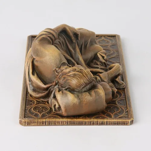 Miniatura 7 de Estatua Católica BC de San José Durmiente, Figura del Santo Patrono Regalo de Inauguración de Casa, Decoración Devota del Hogar, 6" L, Escultura
