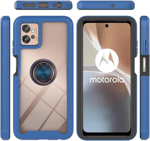Miniatura 21 de Funda compatible con Xiaomi Poco M5s 4G, compatible con Redmi Note 10 4G / Note 10S 4G / Note 11 SE (India), funda para teléfono 3 en 1, color azul
