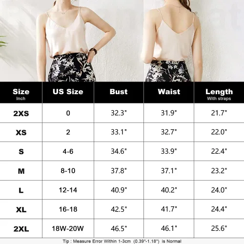 Miniatura 6 de IIG Camiseta clásica de satén de seda para mujer, blusa sexy con cuello en V, camiseta sin mangas para mujer, chaleco con tirantes delgados