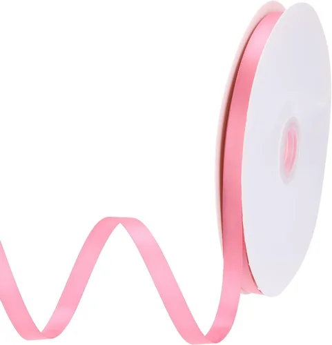 Miniatura 128 de MECCANIXITY Cinta de satén de 3/8 pulgadas de 50 yardas, de grogrén, de seda sólida, fina para ramo de boda, para regalo del día de San Valentín