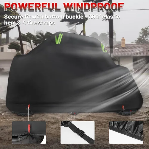 Miniatura 2 de StarknightMT Cubierta UTV 2-3 Plazas Mejorada, Cubierta de Servicio Pesado Compatible con Polaris Ranger RZR General 1000 Talon Zforce Uforce 1000