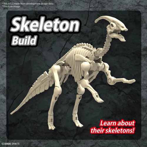 Miniatura 7 de Bandai Hobby - Plannosaurus - #09 Parasaurolophus Dinosaur Model Kit