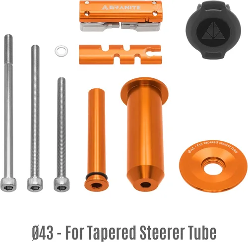 Miniatura 7 de Granite Stash - Kit de herramientas múltiples - Herramientas compactas para bicicleta almacenadas dentro del tubo de dirección, modelo de dirección