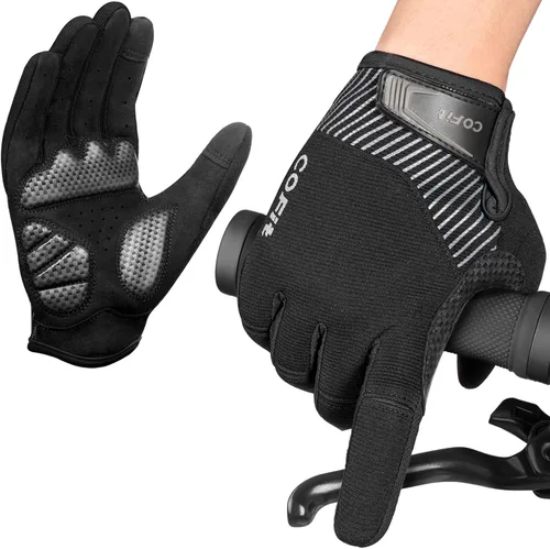 COFIT Guantes de ciclismo antideslizantes para hombres y mujeres, guantes transpirables para pantalla táctil, guantes de bicicleta de montaña para
