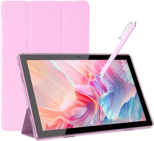 Miniatura 8 de Tableta Android, tabletas de 10 pulgadas con funda, 6 GB de RAM+64 GB de ROM/1 TB Tableta expandible, procesador de cuatro núcleos de 1.8 GHz