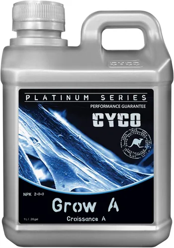 Miniatura 6 de CYCO Grow A, Nutrientes líquidos para plantas hidropónicas, 2-0-0, 20 litros