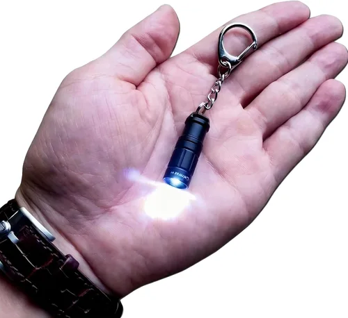 Miniatura 12 de e1 Llavero Linterna Más Pequeña Micro Mini Pequeño Llavero Luz Duradera Luz de Seguridad para Llevar Todos los Días Emergencias al Aire Libre Pasear
