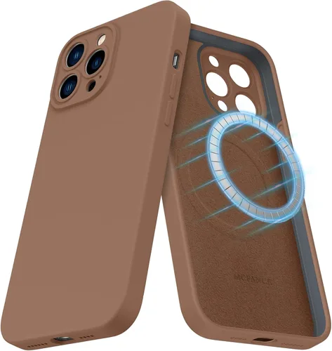 Miniatura 38 de Funda de silicona con soporte para iPhone 17 Pro [compatible con MagSafe] [Protección completa de la cámara] (6.3 pulgadas 2025), fundas de teléfono