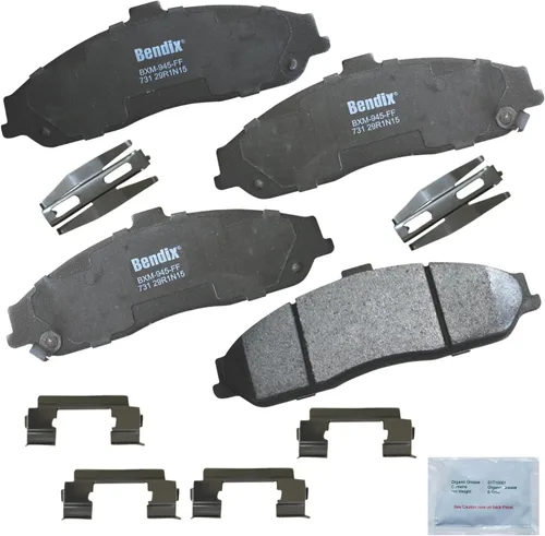 Miniatura 155 de Pastillas de freno delanteras cerámicas Bendix Priority1 CFC2302 para Hyundai Elantra 2021, Sonata 2022-2020, Kia K5 2023-2021