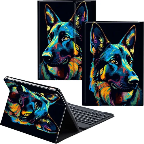Miniatura 101 de Funda para Samsung Galaxy Tab S6 Lite 2022/2020 Teclado Inalámbrico Desmontable y Cubierta De Soporte De Cuero PU Funda Protectora Para Samsung