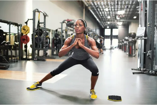Miniatura 3 de SKLZ Slidez - Discos deslizantes de ejercicio de doble cara para ejercicios de estabilidad central para manos y pies, uso estándar, amarillo