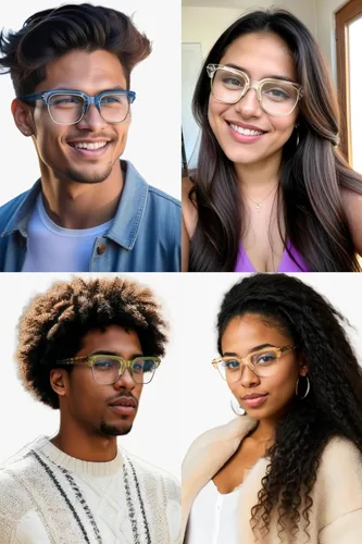 Miniatura 4 de VISOONE Light Weight TR90 Blue Light Blocking Glasses Frame Vision Protector Men Women ELBERT