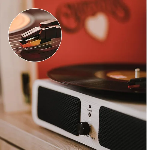 Miniatura 6 de 3 agujas para tocadiscos, duradero, repuesto de lápiz capacitivo práctico para tocadiscos, accesorios prácticos para sistemas de alta fidelidad