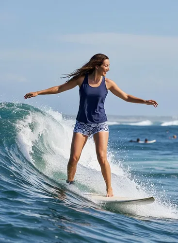 Miniatura 9 de Aleumdr - Traje de baño atlético de 3 piezas estilo tankini para mujer, con camiseta sin mangas, brasier deportivo y pantalón corto de estilo chico