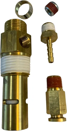 Kit de válvula de retención fabricado en Estados Unidos compatible con Campbell Hausfeld CV221502SJ CV221502AJ CV221500AJ CV220302AJ, 1/2 NPT tamaño