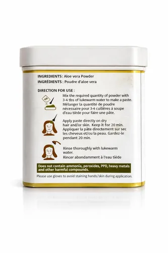 Miniatura 2 de Hair Bliss Natural Aloe Vera Herbal Hair & Skin Conditioning Powder 12 Individual Sachets (10 gm Each) Reusable Brush & Tray Included By Pride