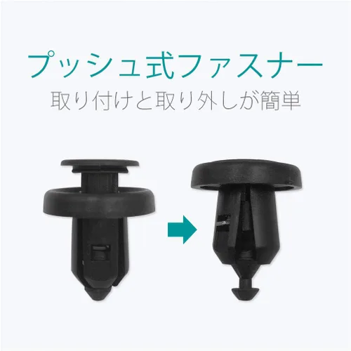 Miniatura 5 de Lantee 20 clips de parachoques y sujetadores de protección contra salpicaduras con inserto de metal para Honda 91505-S9A-003 apto para Accord Civic