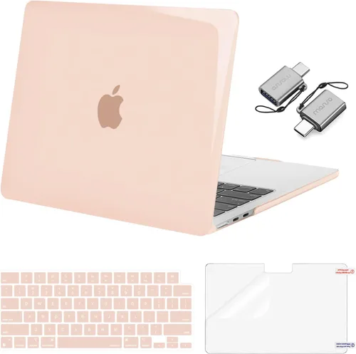 Miniatura 49 de Mosiso Funda para MacBook Air de 13 y 13.6 pulgadas, 2024, 2023 y 2022, M3 A3113, M2 A2681, Touch ID, carcasa rígida, cubierta de teclado, protector