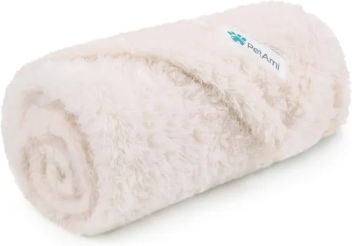 Miniatura 9 de PETAMI Manta de forro polar esponjoso para gatos y perros, gris, talla XL